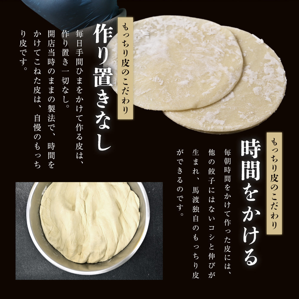 もっちり餃子40個【送料無料】【餃子の馬渡】【宮崎県】【高鍋町】