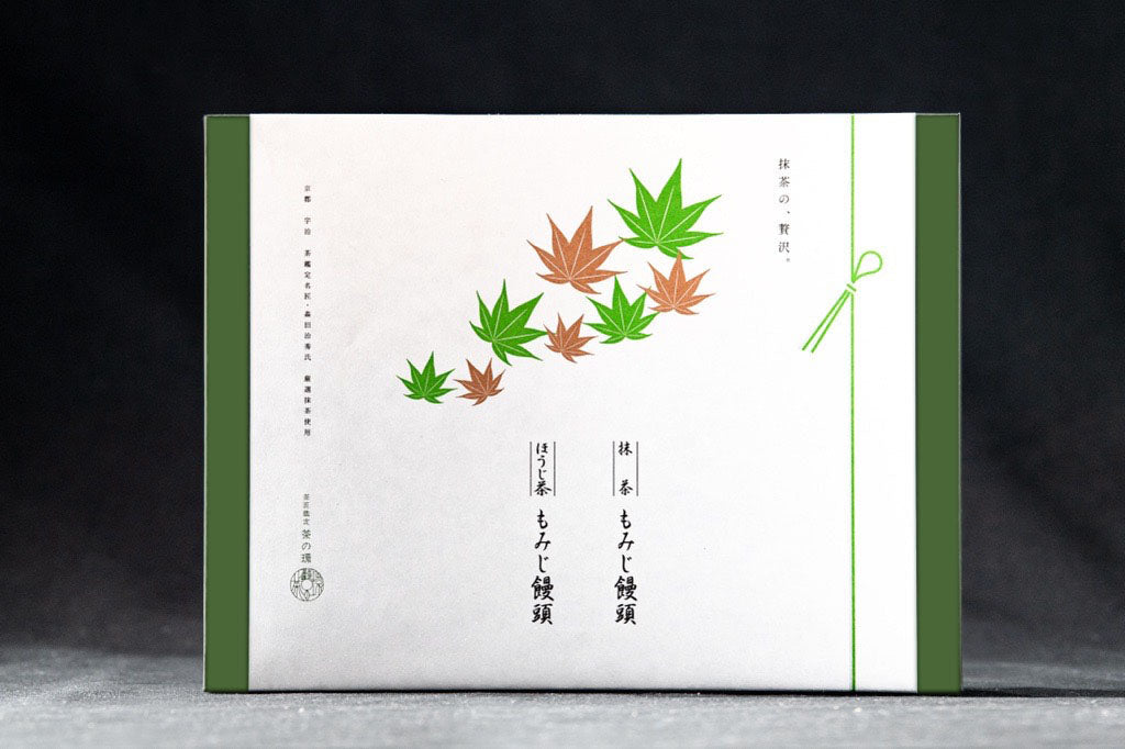 抹茶もみじ饅頭・ほうじ茶もみじ饅頭各4個入