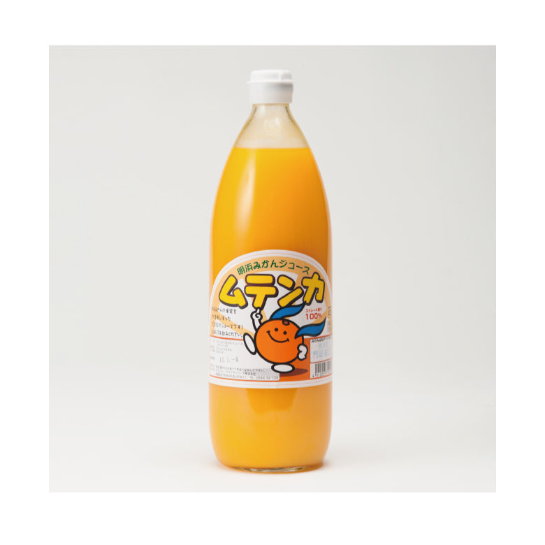 愛媛県明浜町の100％みかんジュース ムテンカ 720ml 6本×2箱 愛媛県明浜町の100％みかんジュース ムテンカ 720ml 6本×2箱