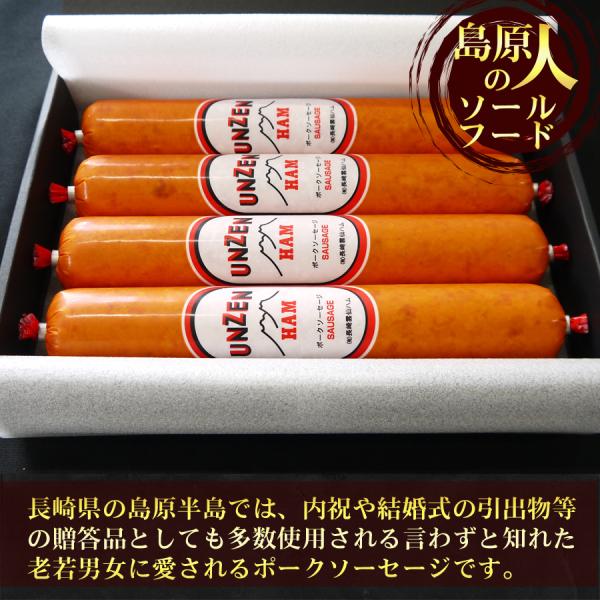 雲仙ハムギフト(1本300g 4本入り)【送料別】