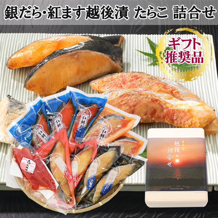 銀だら 紅鱒越後漬 たらこ 詰合せ 4種9切入【KT-008】ギフト 2025 海鮮問屋 見田元七商店