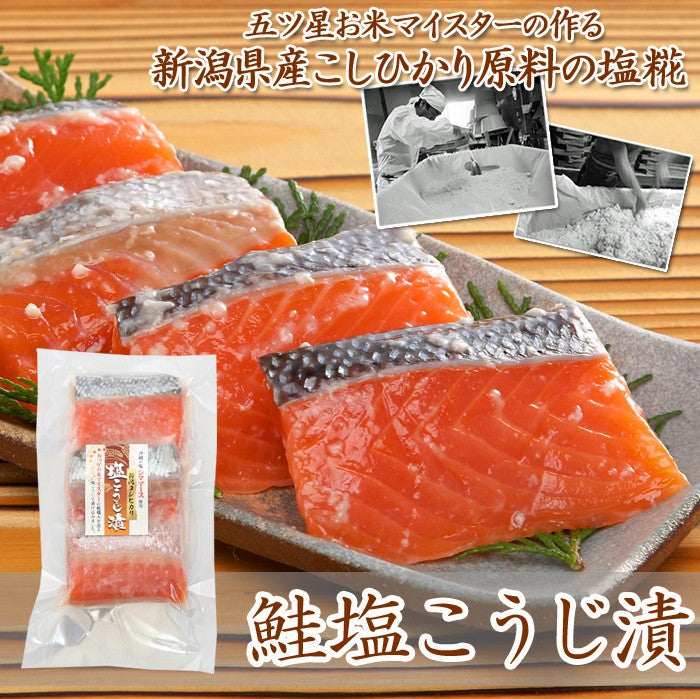 鮭西京漬 鮭塩こうじ漬 塩たらこ 醤油筋子 詰合せ  【SD004】 ギフト 2025 お魚ギフト 漬魚詰合せ 海鮮海鮮問屋 見田元七商店