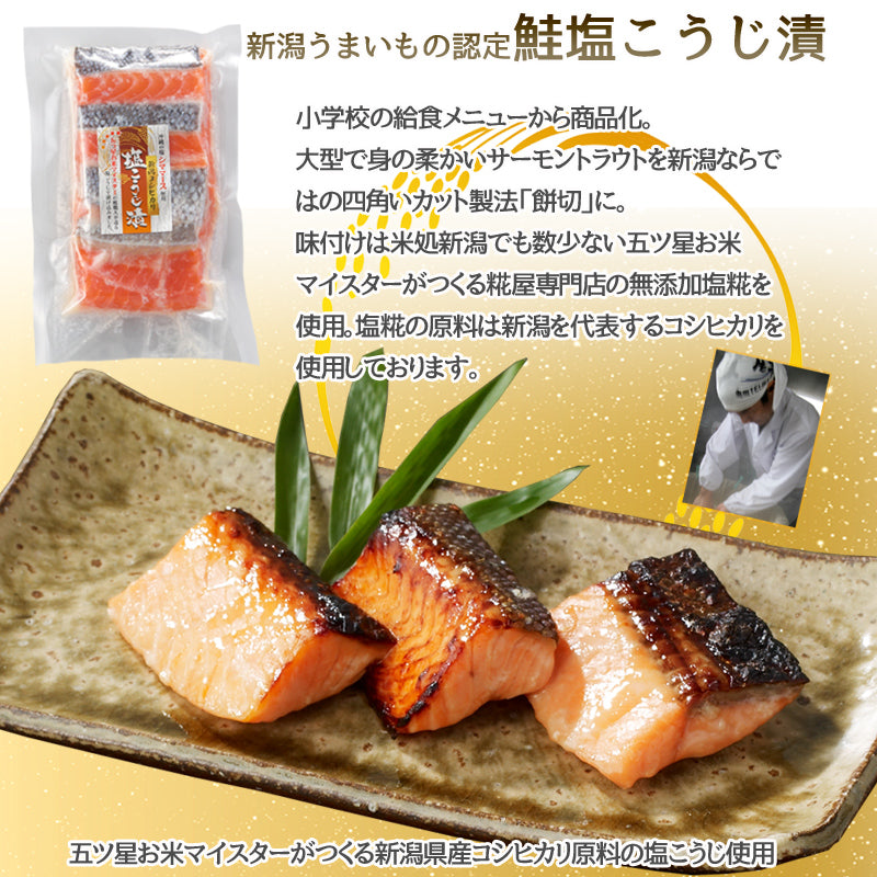 【お歳暮早割：11/30までクーポンコード入力で10％OFF】銀だら越後漬 鮭塩こうじ漬 鮭西京漬 詰合せ 【SD008】 ギフト 2025 お魚ギフト 漬魚詰合せ 海鮮海鮮問屋 見田元七商店【クーポンコード：MOTO7WINTER2025】