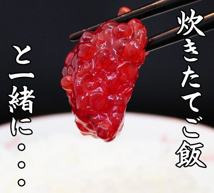 【 送料無料 】昔懐かしい塩筋子 400g 天然紅鮭筋子 業務用 大容量  筋子 すじこ 新潟 ギフト 2025 海鮮問屋 見田元七商店