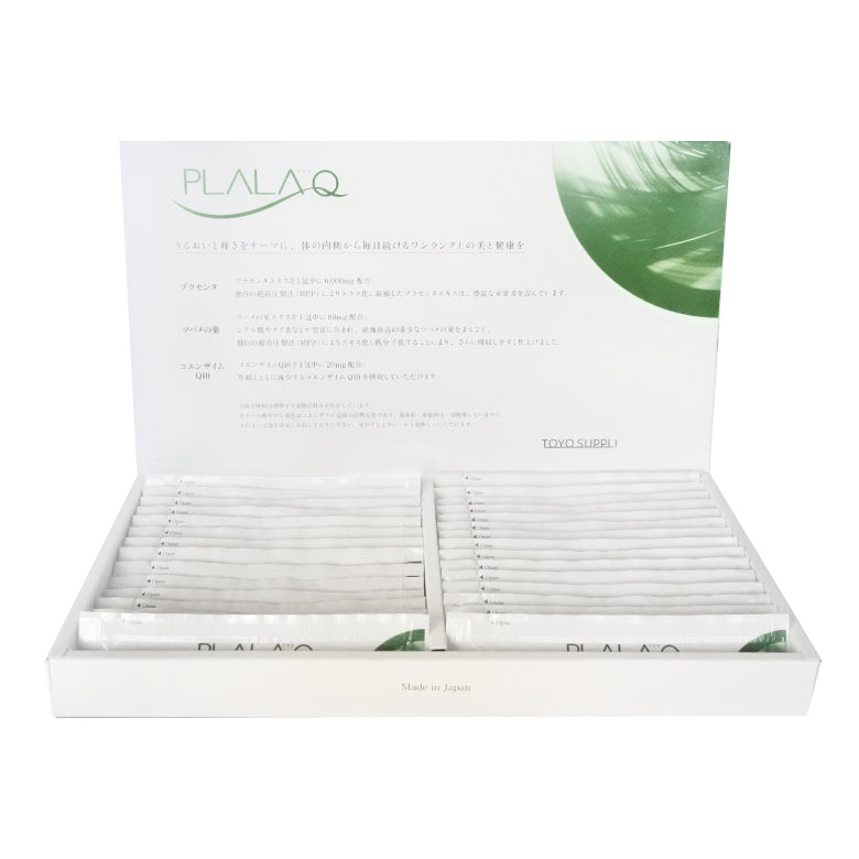 【健康食品】PLALAQ　プラセンタとツバメの巣エキス配合ゼリー　30本入り