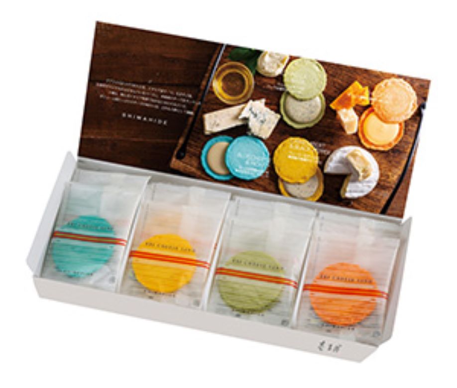 クアトロえびチーズ～えびとチーズの美味しい出会い～4種のチーズとサクサクのえびせんべい