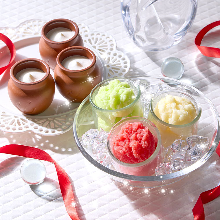 【送料込み】神戸魔法の壷プリンとソルベ3種入り♪ ひんやりスイーツギフトBOX 神戸・居留地の夏 ソルベ プリン 御歳暮 お歳暮 冬ギフト クリスマス スイーツ