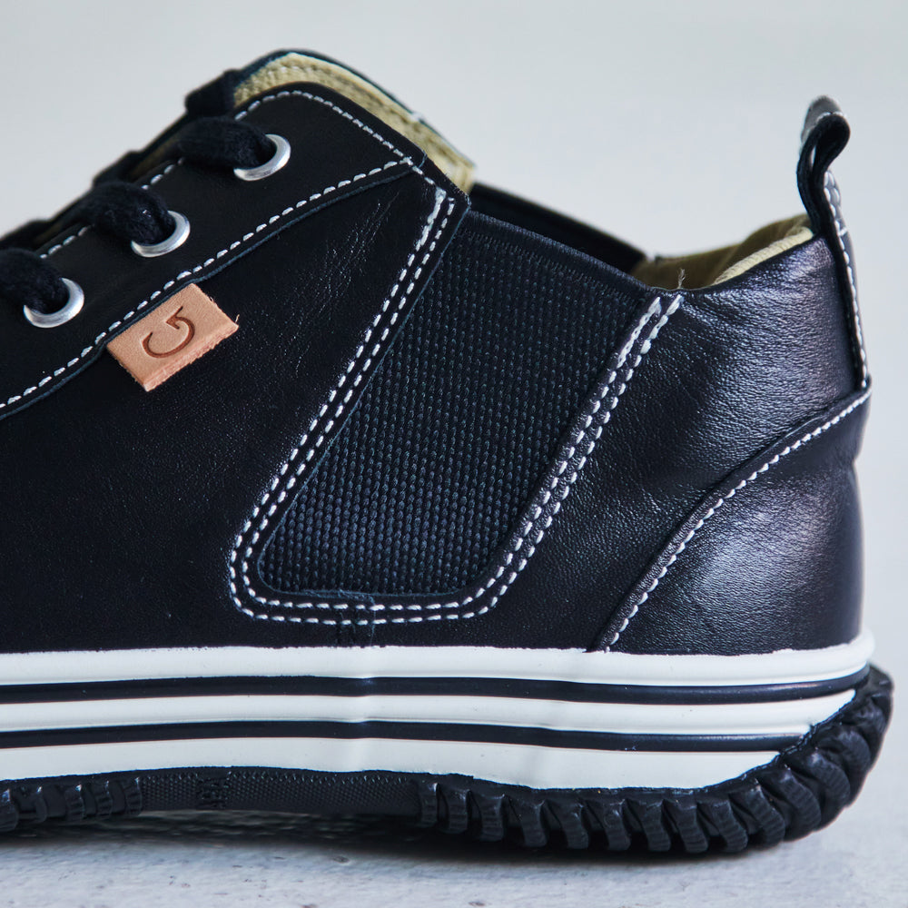 【SPINGLE スピングル SP-442】サイドゴアミドルカットスニーカー ◆カンガルーレザーを使用した脱ぎ履きしやすいロングセラー商品　※靴 日本製ハンドメイドスニーカー サイズ交換可能 スピングル