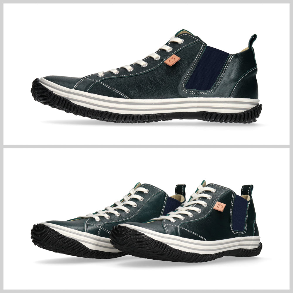 SPINGLE スピングル SP-442】サイドゴアミドルカットスニーカー