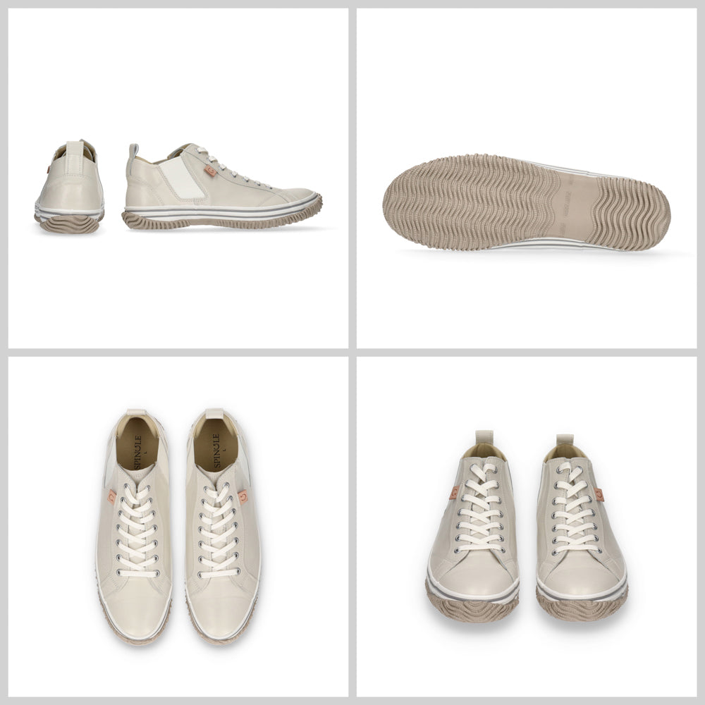 【SPINGLE スピングル SP-442】サイドゴアミドルカットスニーカー ◆カンガルーレザーを使用した脱ぎ履きしやすいロングセラー商品　※靴 日本製ハンドメイドスニーカー サイズ交換可能 スピングル