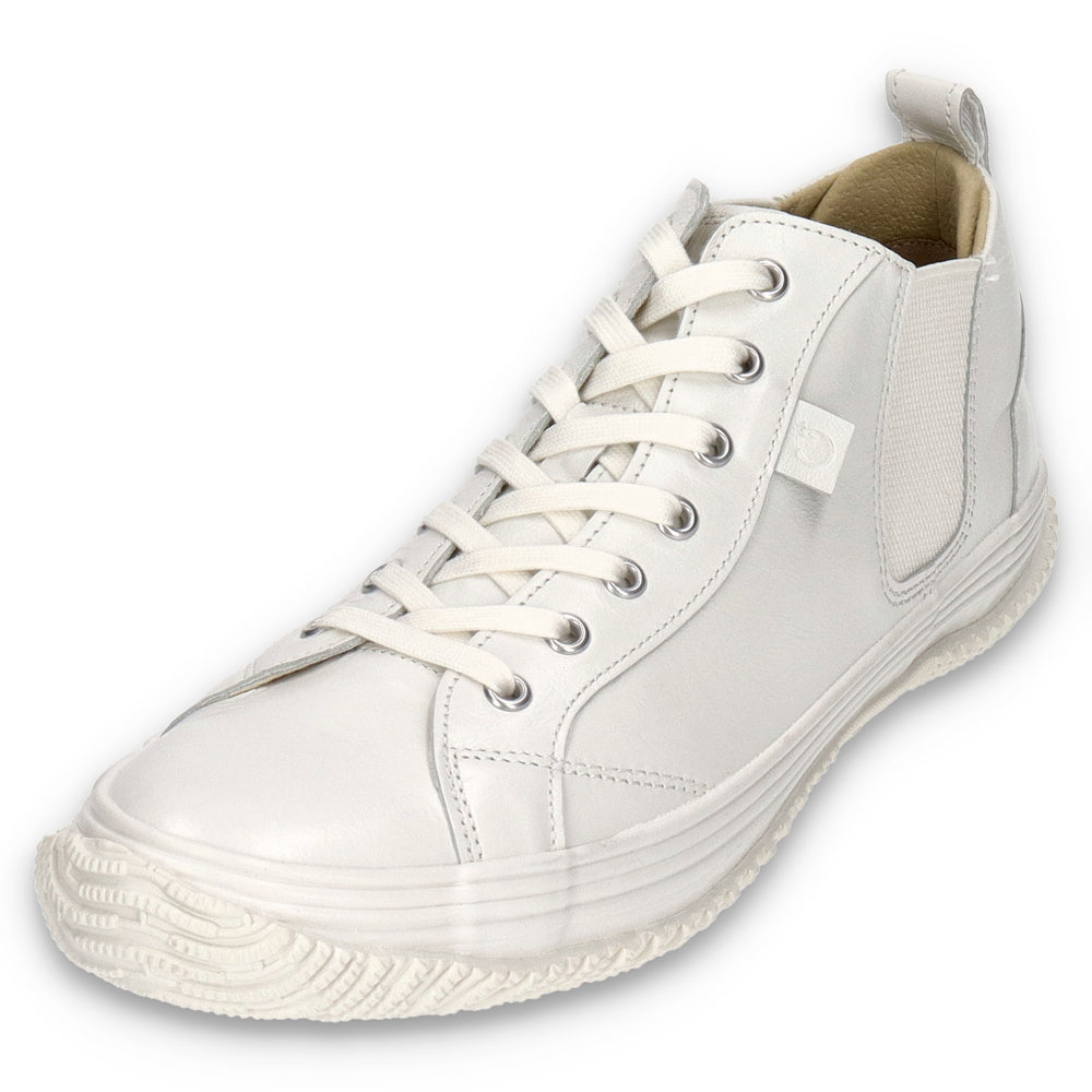 【SPINGLE スピングル SP-442】サイドゴアミドルカットスニーカー ◆カンガルーレザーを使用した脱ぎ履きしやすいロングセラー商品　※靴 日本製ハンドメイドスニーカー サイズ交換可能 スピングル