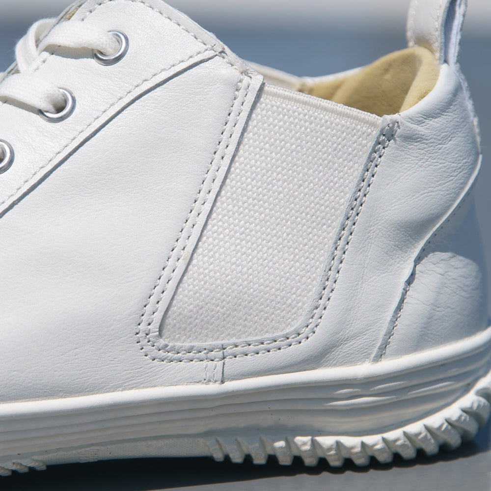 【SPINGLE スピングル SP-442】サイドゴアミドルカットスニーカー ◆カンガルーレザーを使用した脱ぎ履きしやすいロングセラー商品　※靴 日本製ハンドメイドスニーカー サイズ交換可能 スピングル