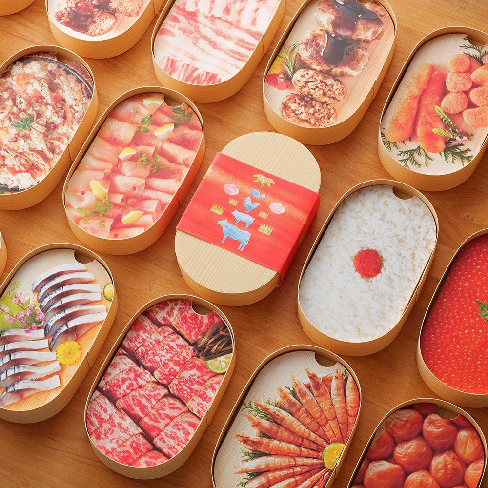 贈りもの弁当「しずく」（風呂敷包み）～記憶に残る贈りもの～<47CLUBオリジナル>25D