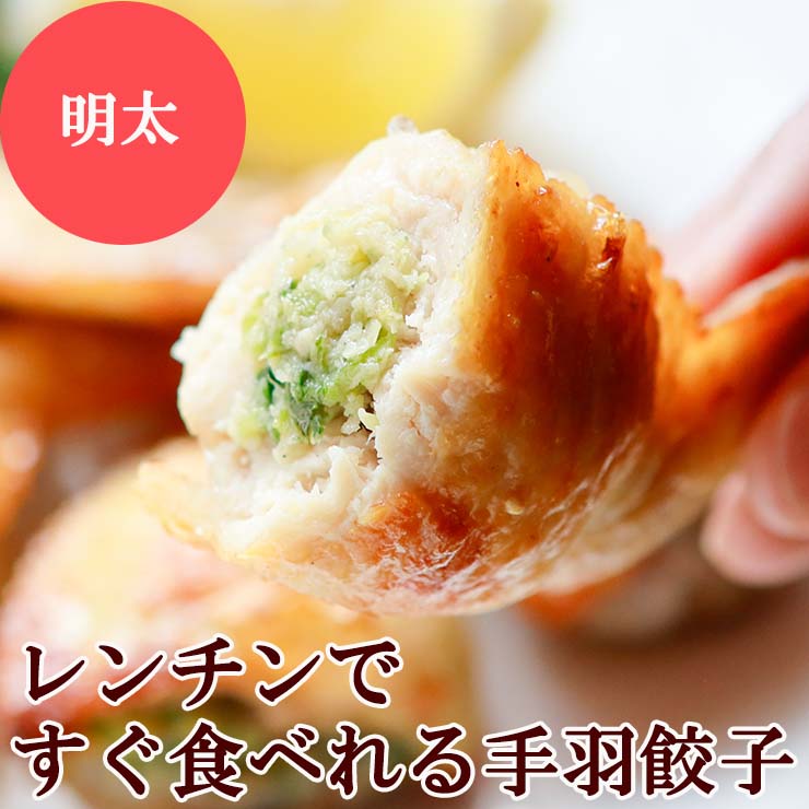 レンチン 手羽先餃子(手羽餃子/てばぎょうざ/手羽先ギョーザ) 冷凍 電子レンジOK スチーム加熱済み 業務用 おかず 人気 学園祭 学祭 模擬店 文化祭 お祭り  高校 大学 小学校 保育園 夏祭り 惣菜 レンジアップ 手羽先餃子 手羽先チーズ 手羽先明太 送料無料