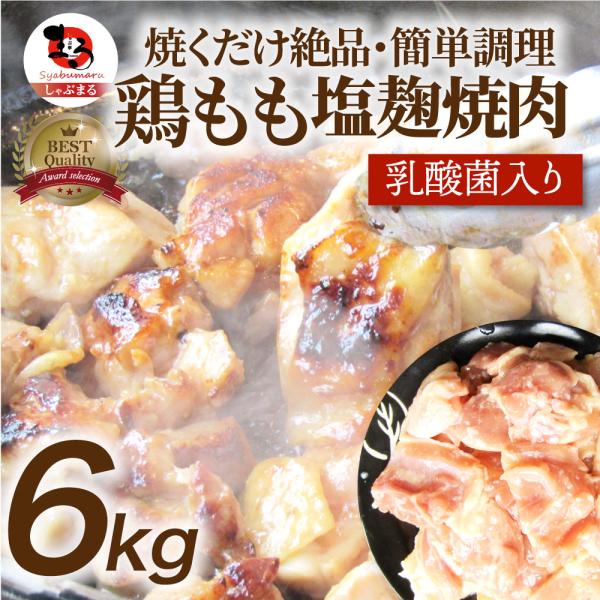 鶏もも 塩麹漬け 1kg (500g×2) BBQ 焼肉 バーベキュー 鶏肉 アウトドア お歳暮 ギフト 食品 プレゼント 業務用 キャンプ キャンプ飯
