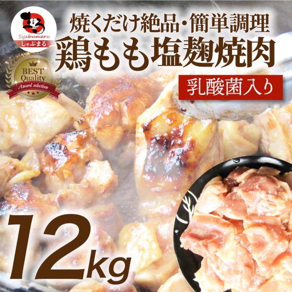 鶏もも 塩麹漬け 1kg (500g×2) BBQ 焼肉 バーベキュー 鶏肉 アウトドア お歳暮 ギフト 食品 プレゼント 業務用 キャンプ キャンプ飯