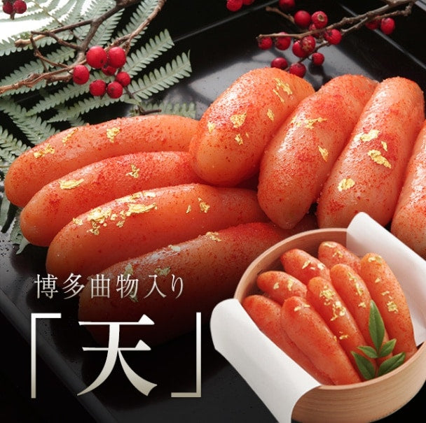 【完全予約制】天然だし明太子「天」～博多伝統工芸～『博多曲物入り』