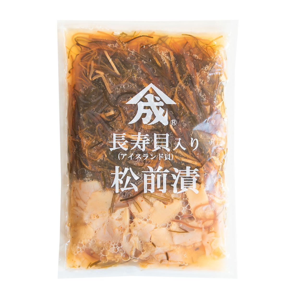 長寿貝の松前漬250ｇ【要冷凍約360日】