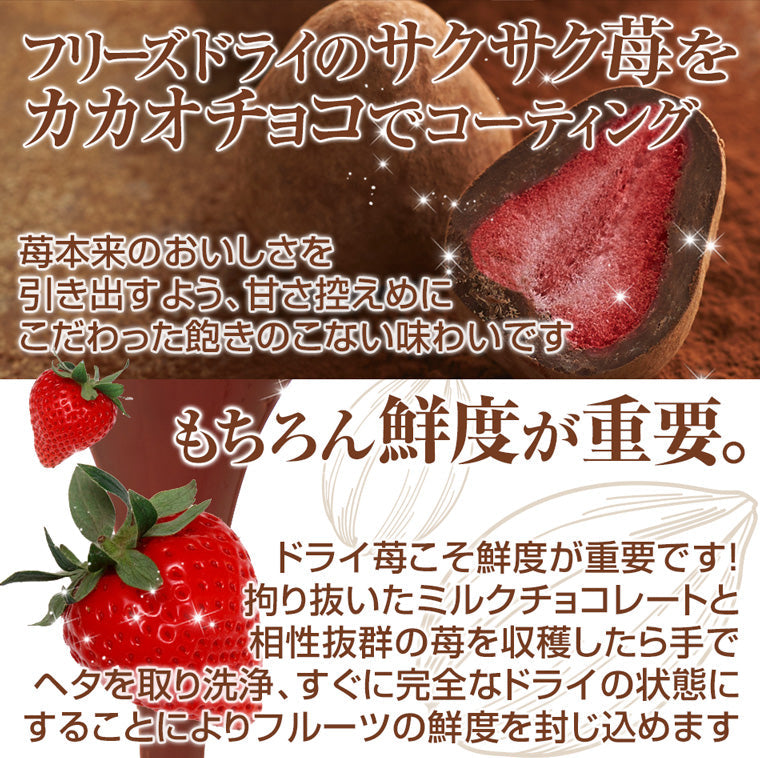 【送料込み】 神戸苺トリュフ(R)・カカオ お中元 サマーギフト スイーツ ギフト 洋菓子 お菓子 チョコレート 御礼 内祝い プレゼント