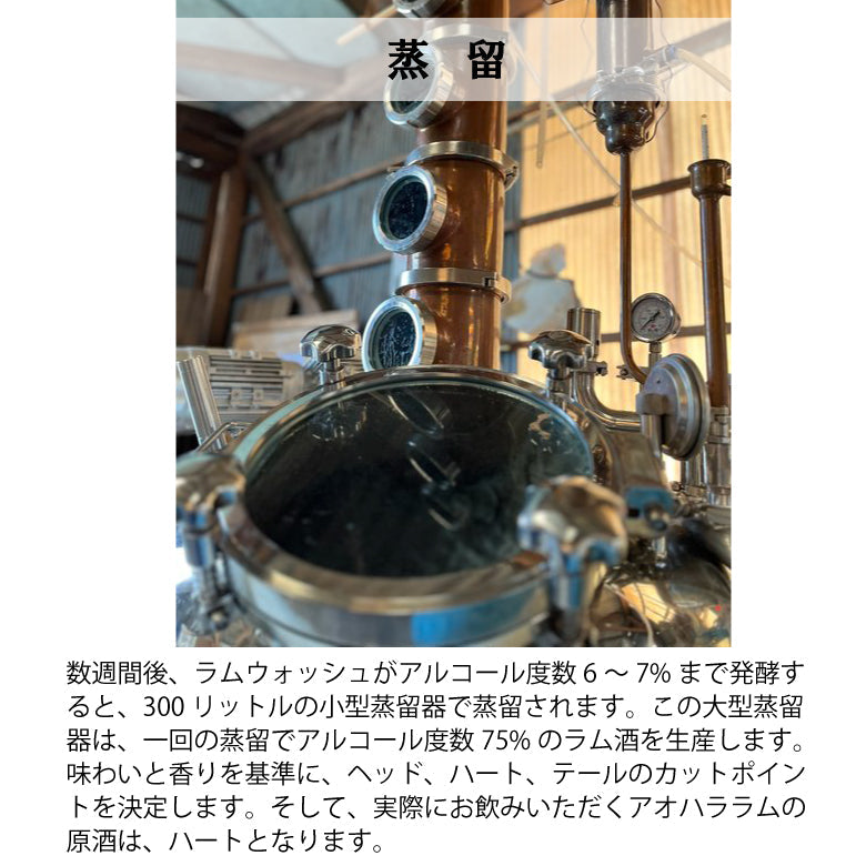 【天神村醸造所】碧原 -あおはら- ラムアグリコール 700ml