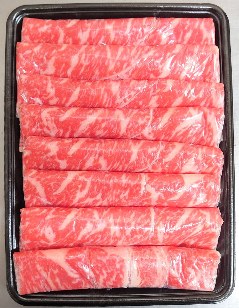 宮崎県産　パイン牛(黒毛和牛)ロースすき焼きしゃぶしゃぶ用　500g【精肉・肉加工品】