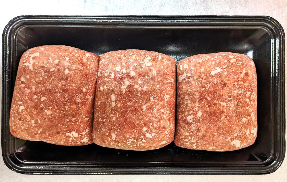 宮崎県産　パイン牛　牛１００％ハンバーグ３ 個入【精肉・肉加工品】