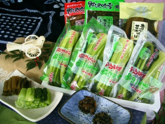 野沢菜づくしA）【送料無料】【米・野菜・惣菜】