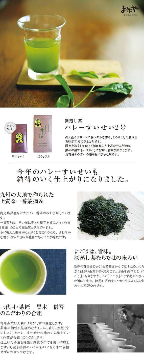 緑茶　　ハレーすいせい２号　平袋タイプ　　　　　　　　　　　　　　　九州産　