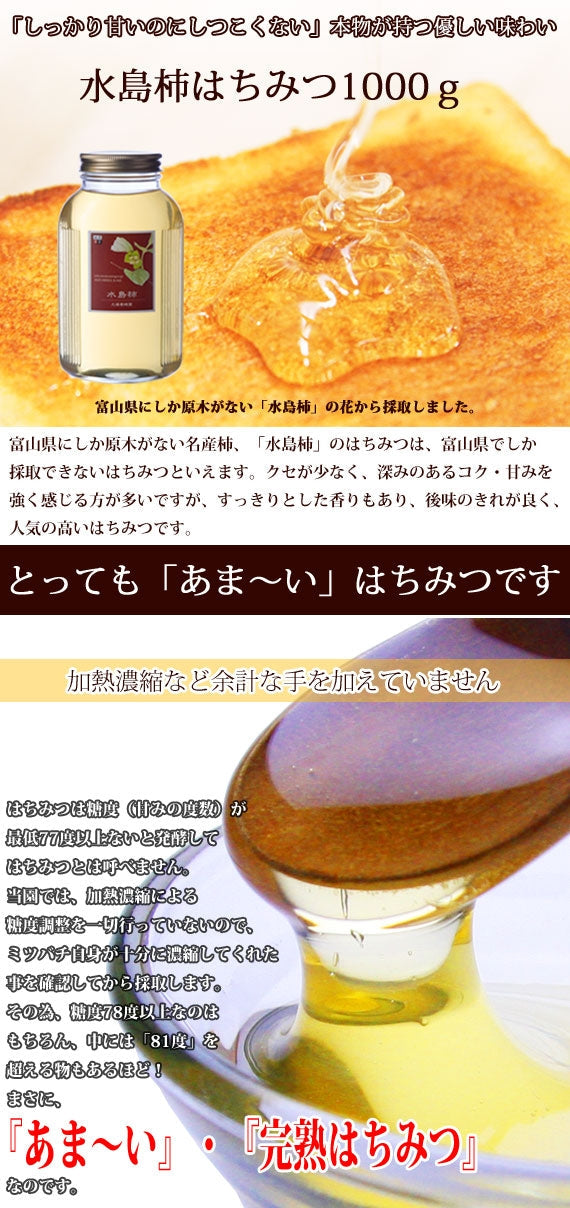 水島柿ハチミツ1000g瓶 （1000g）