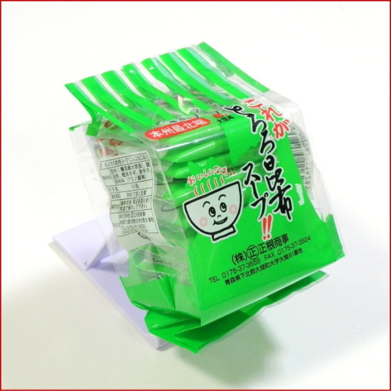 これがとろろ昆布スープ１０食（青森県大間産）