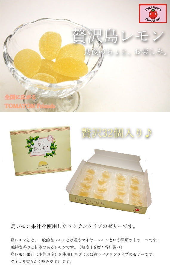 贅沢 島レモン（箱　３２個入）-----終売しました-----