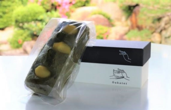 星月夜(ほしづきよ)～二種類の抹茶と”栗”を使ったパウンドケーキ【桜下亭】