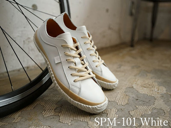 【日本製ハンドメイドスニーカー】SPINGLE MOVE SPM-101 White 靴 スピングルムーヴ