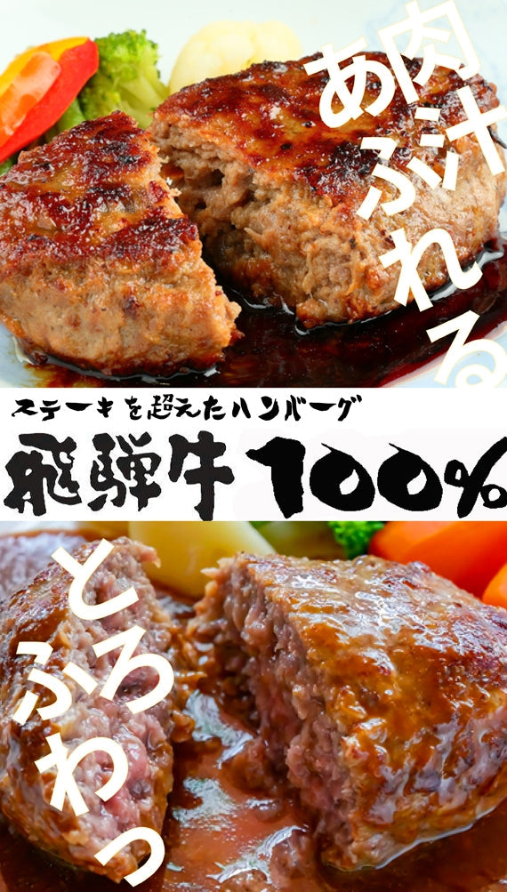 飛騨牛100%生ハンバーグ　　150g×5個（冷凍）　　　  【精肉・肉加工品】