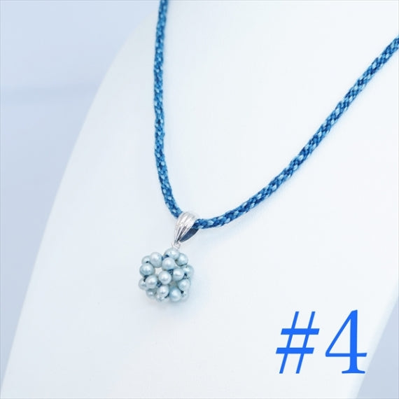 ファッション・雑貨」藍づくしのネックレス バリエーション約60cmタイプ　#4～#5