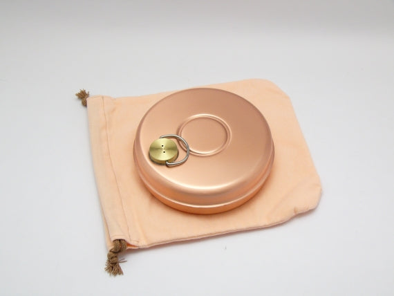 銅製ミニ湯たんぽ（袋付き）　S-9397　新光金属　COPPER100　新光堂