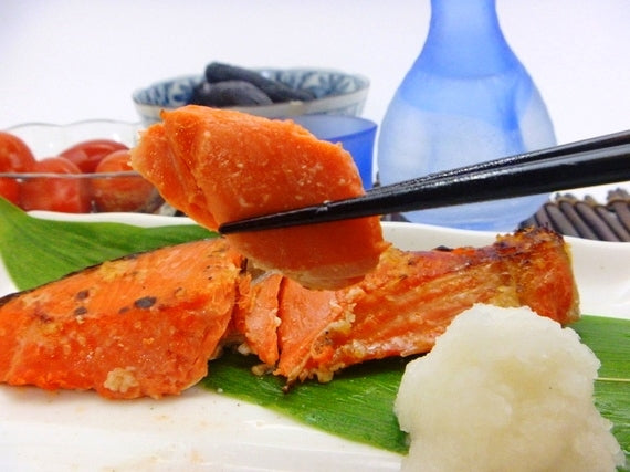 ◆『おいしい天然甘塩紅鮭と塩麹漬』
