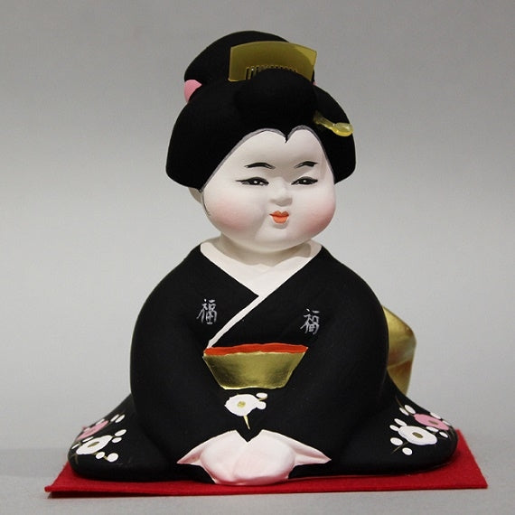 お福さん（ミニ）屏風付