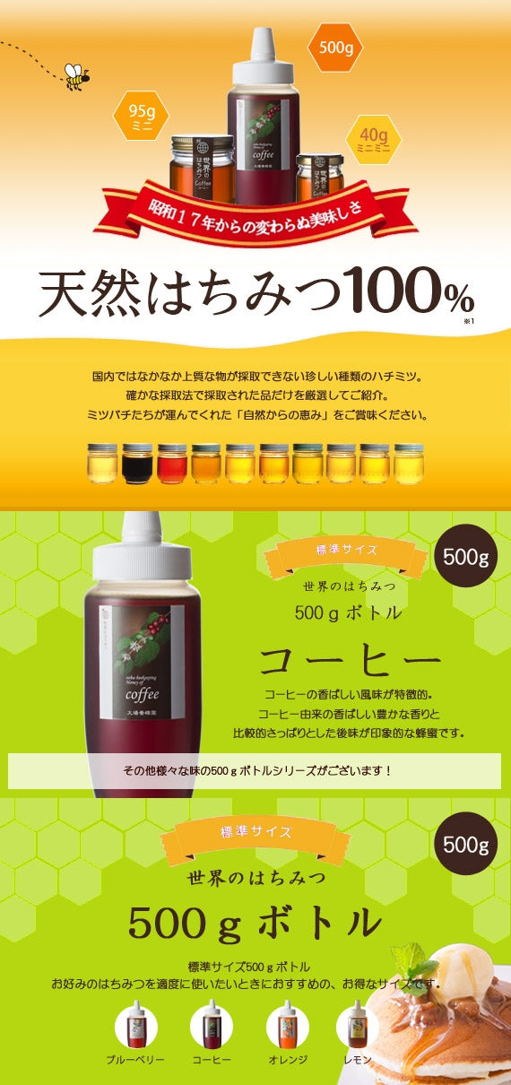 コーヒーハチミツ500gボトル （500g）