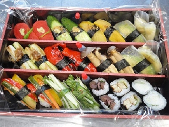 京野菜漬物寿司24個