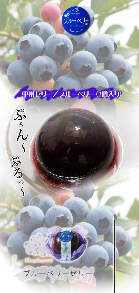 ブルーベリー食べくらべ！ブルーベリーゼリーとブルベリープリンの詰め合わせ（化粧箱）