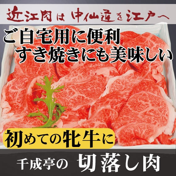 【近江牛の牝牛専門店】切落し　(カタ・モモ・バラ)　 300g