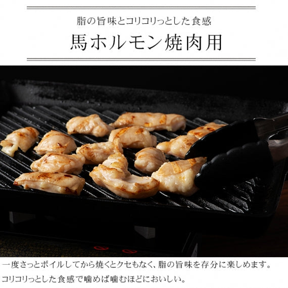 【加熱用】馬肉 ホルモン(大腸) 焼肉用 200g 4人前【賞味期限冷凍30日】【精肉・肉加工品】