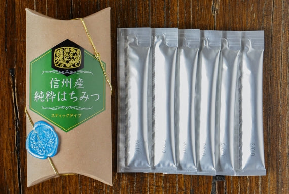 信州産純粋はちみつ(スティックタイプ)【1箱(12g×6本入り)】