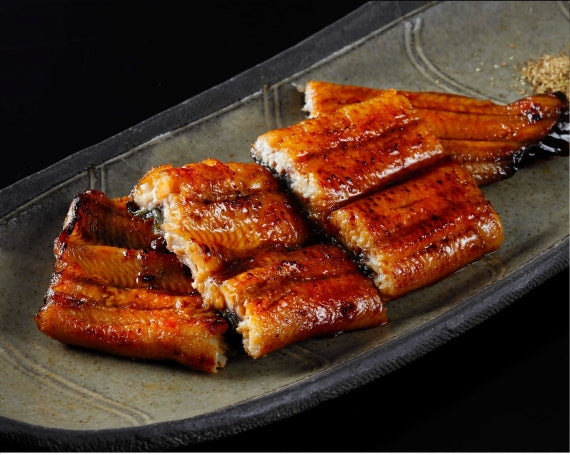 国産うなぎの蒲焼＆白焼きとおにぎりのセット　【蒲焼き3尾、白焼き2尾、おにぎり 5個】
