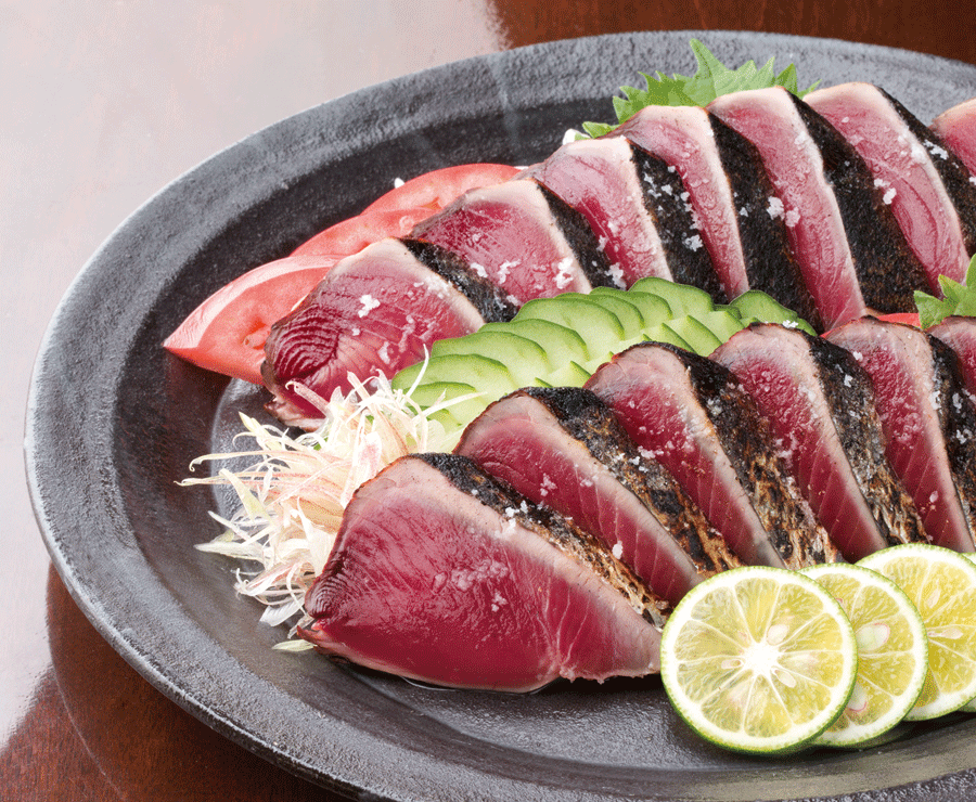 土佐料理 司「鰹の塩たたき 2本入り」(221218)【カニ・鮮魚・魚介類】