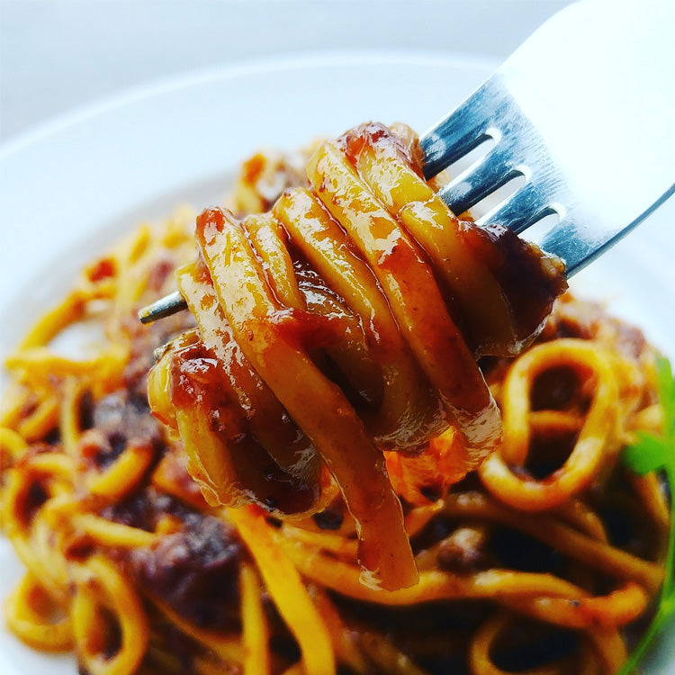 【TVで紹介】3日間じっくり煮込んだ、宇都宮で一番濃いミートソース･生パスタセット