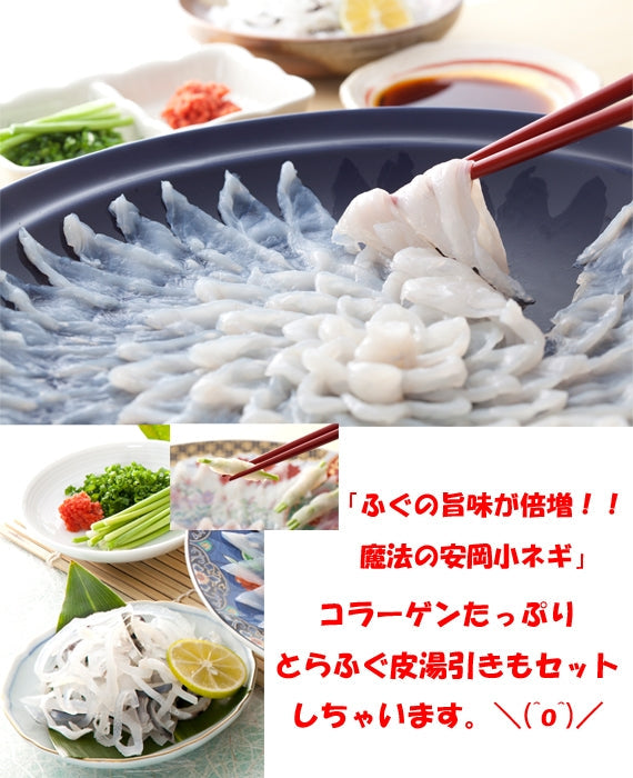 送料込み！トラフグ刺身セット100g（3人前)