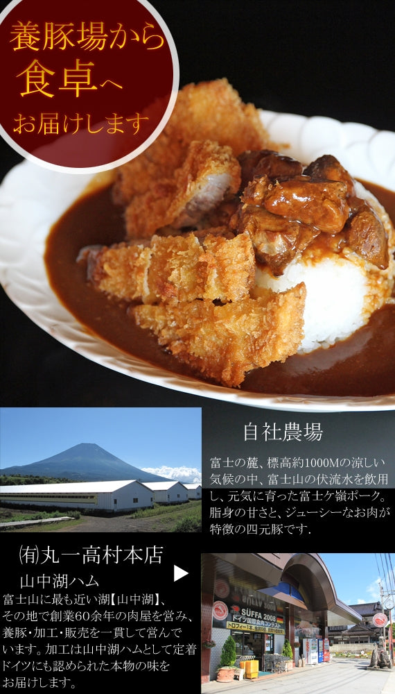 オススメ！贅沢すぎるロース＆ソース代わりにカレー★