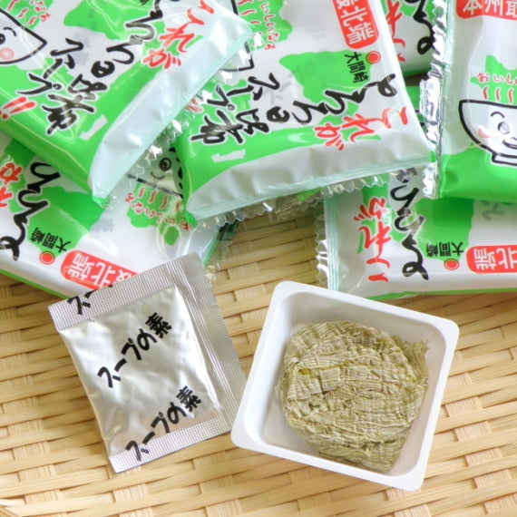 これがとろろ昆布スープ１０食（青森県大間産）